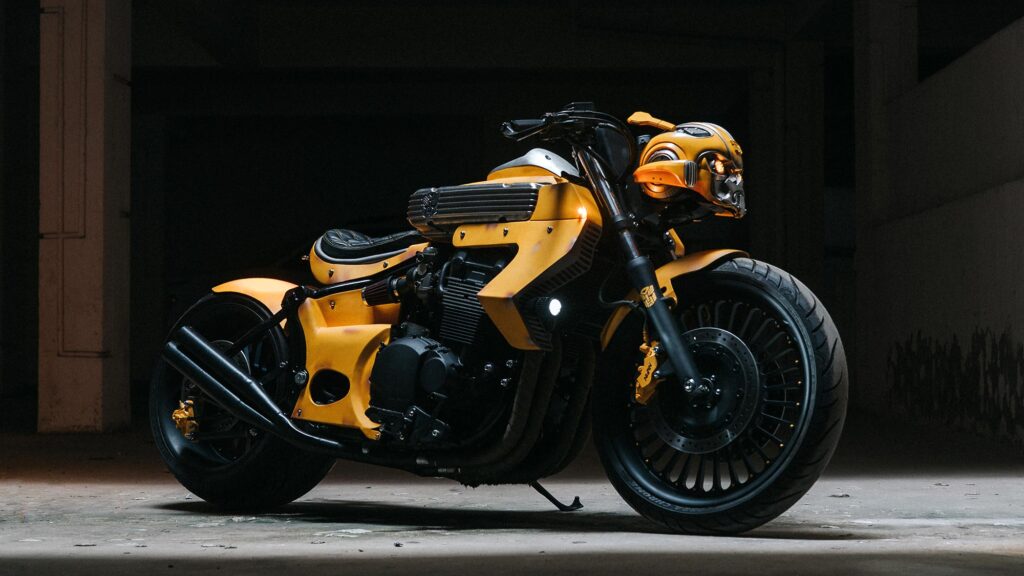 Custom Bumblebee Motorcycle by RH Customs