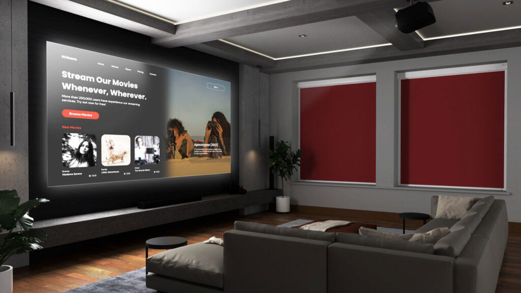 DotcomBlinds Home Cinema Cassette Blinds