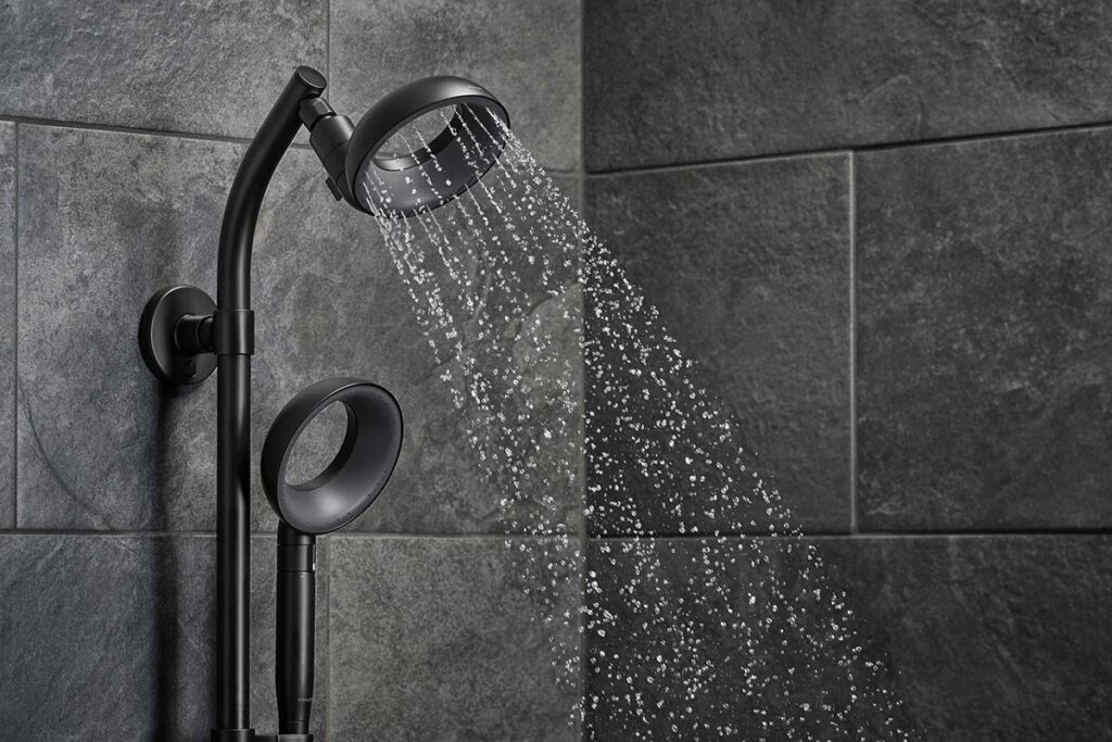 Statement VES (Variable Eco-Spray) Showerhead and Handshower