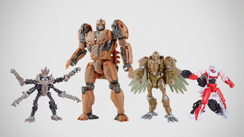 Arcee, Airazor, Cheetor, And Terrorcon Freezer Joins Transformers Rise