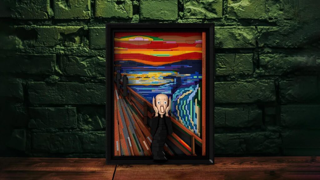 LEGO Ideas The Scream by Spacemanship