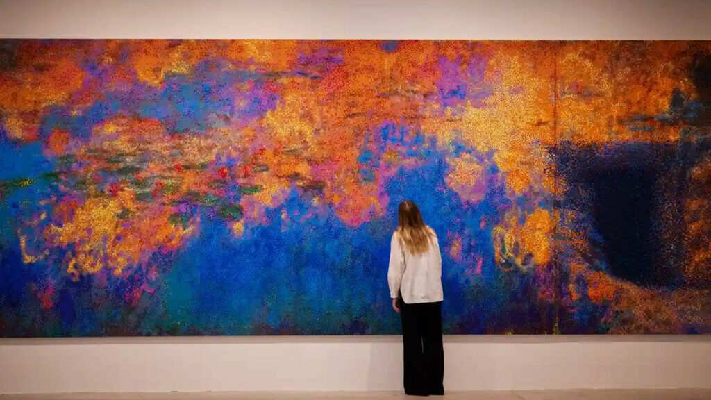 Monet’s Water Lilies in LEGO by Ai Weiwei