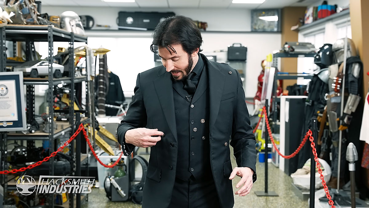Reallife John Wick Bulletproof Suit By The Hacksmith It Actually Works!
