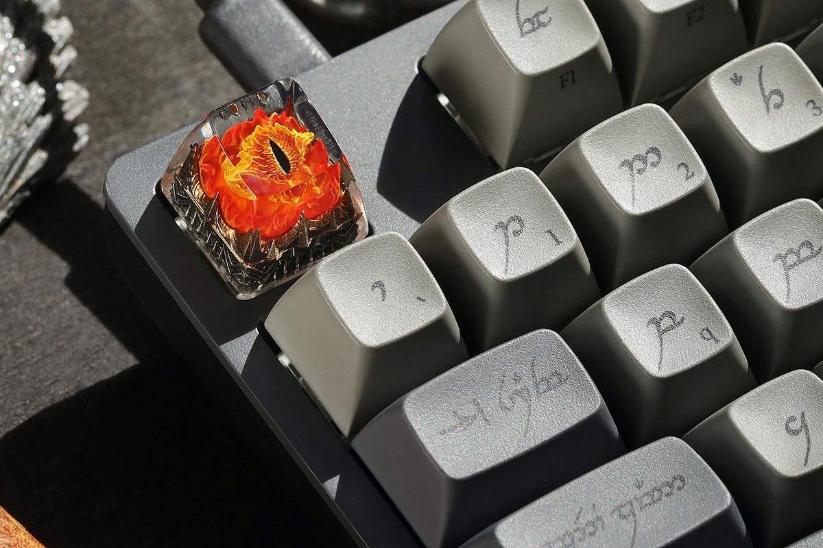 Drop + The Lord of the Rings Mordor Artisan Keycap Even Bad Guy’s