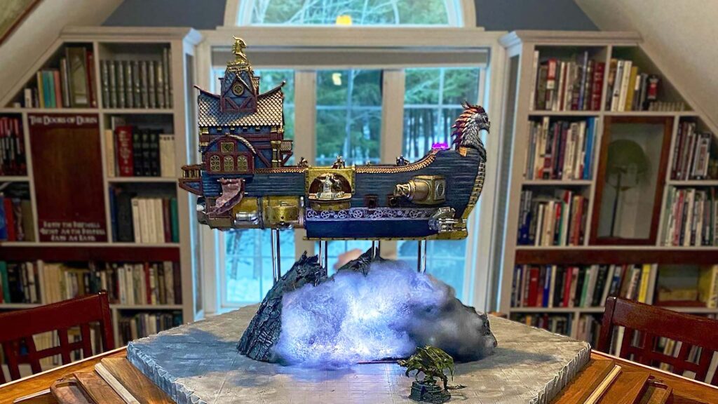 Flying Ship for Tabletop Gaming by Tabletop WitchCRAFT