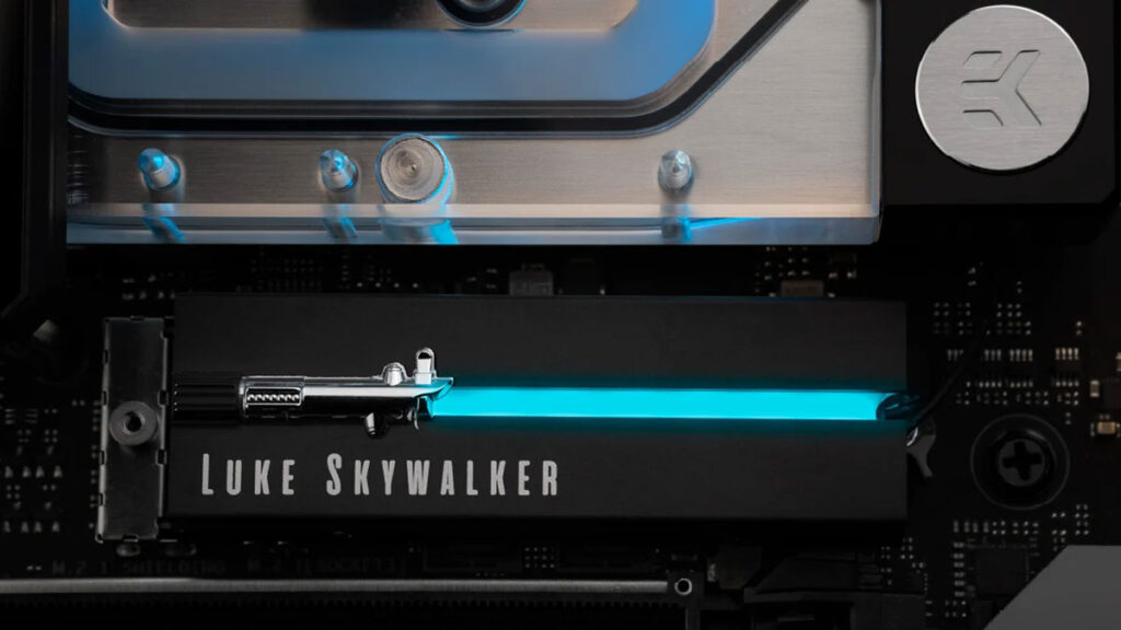 Special EK and Seagate Lightsaber Collection FireCuda SSD