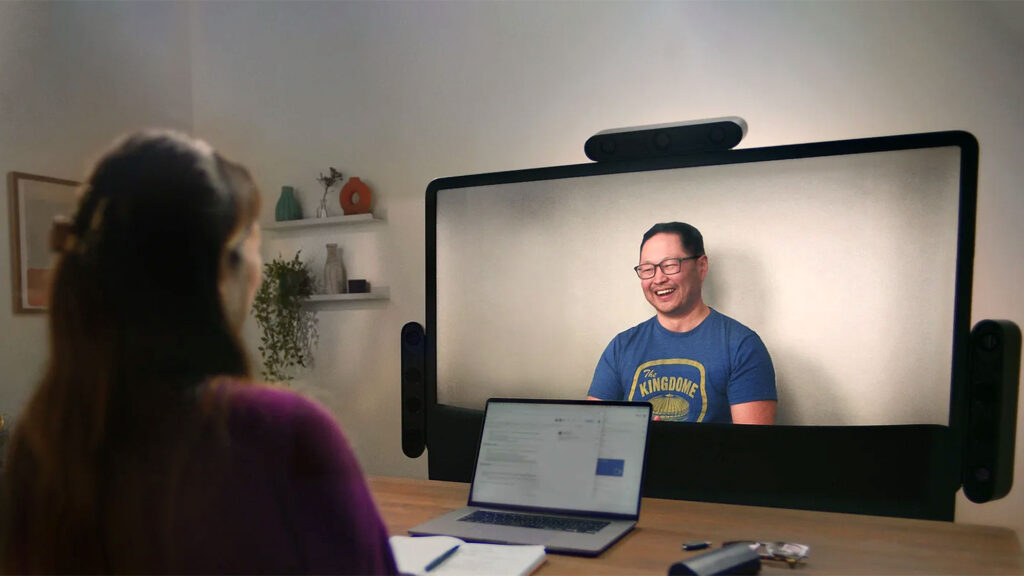 First Look at Google Project Starline Prototype