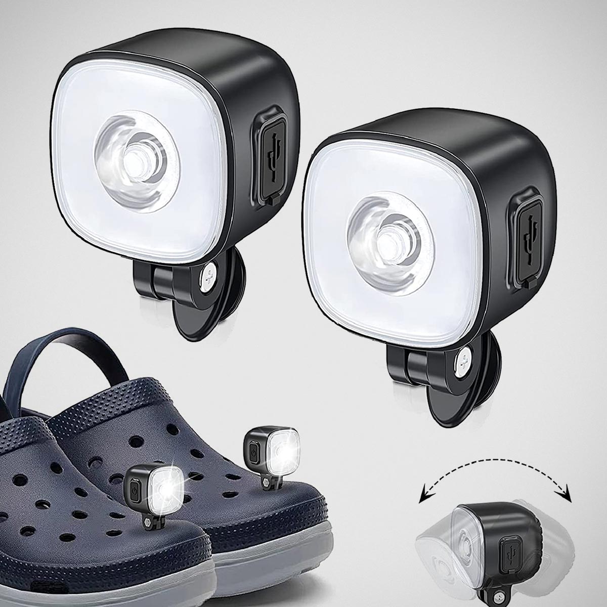 Headlights for Crocs Lights Up Your Way