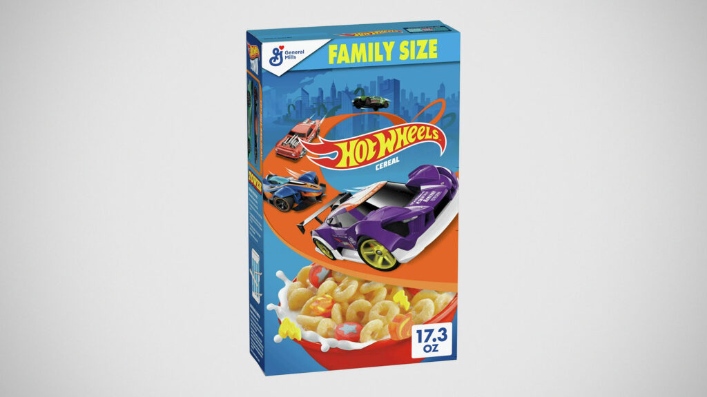 Hot Wheels Breakfast Cereal With Marshmallows