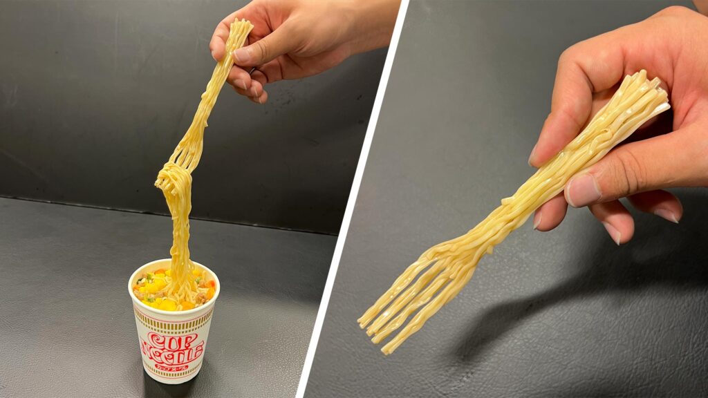 Nissin Cup Noodles Noodle-shaped Fork