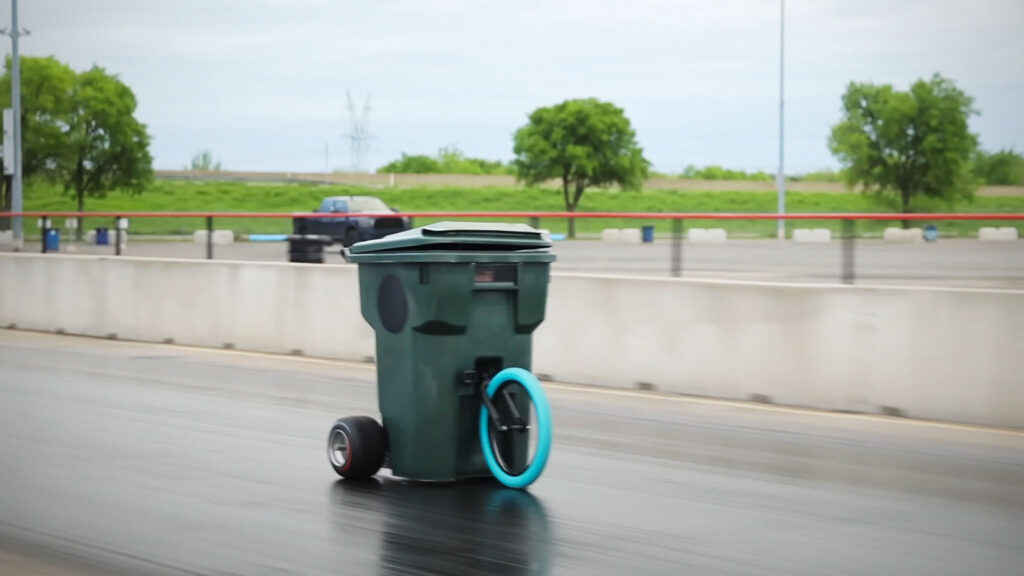 The World’s Fastest Trash Can by Chris Rollins