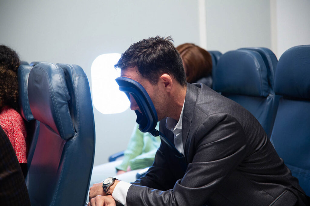 TruRest Air Travel Forwardleaning Rest Aid Well, That’s An Idea