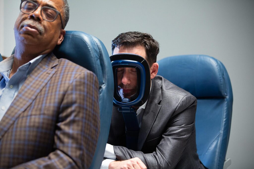TruRest Air Travel Forward-leaning Rest Aid: Well, That’s An Idea