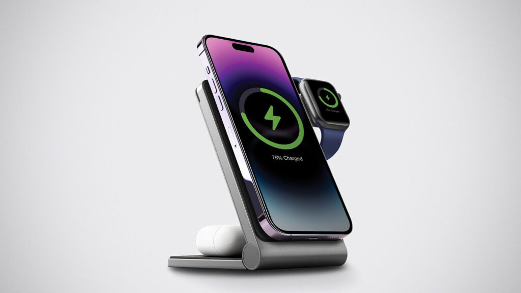 Energea MagTrio 3-in-1 MagSafe Compatible Wireless Charging Dock