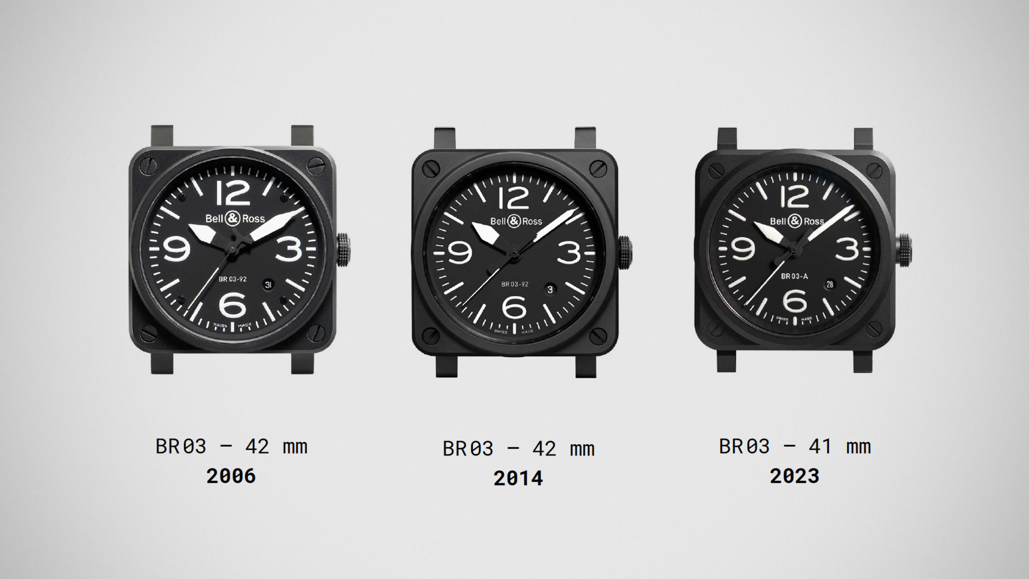 Bell & Ross BR 03 41 mm Automatic Watches