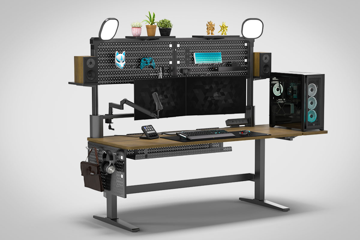 Corsair Platform:6 Modular Computer Desk Is Futureproof Table For Any ...