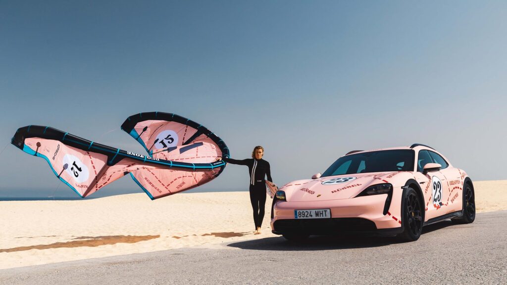 Duotone x Porsche Limited Edition Pink Pig Kite and Board