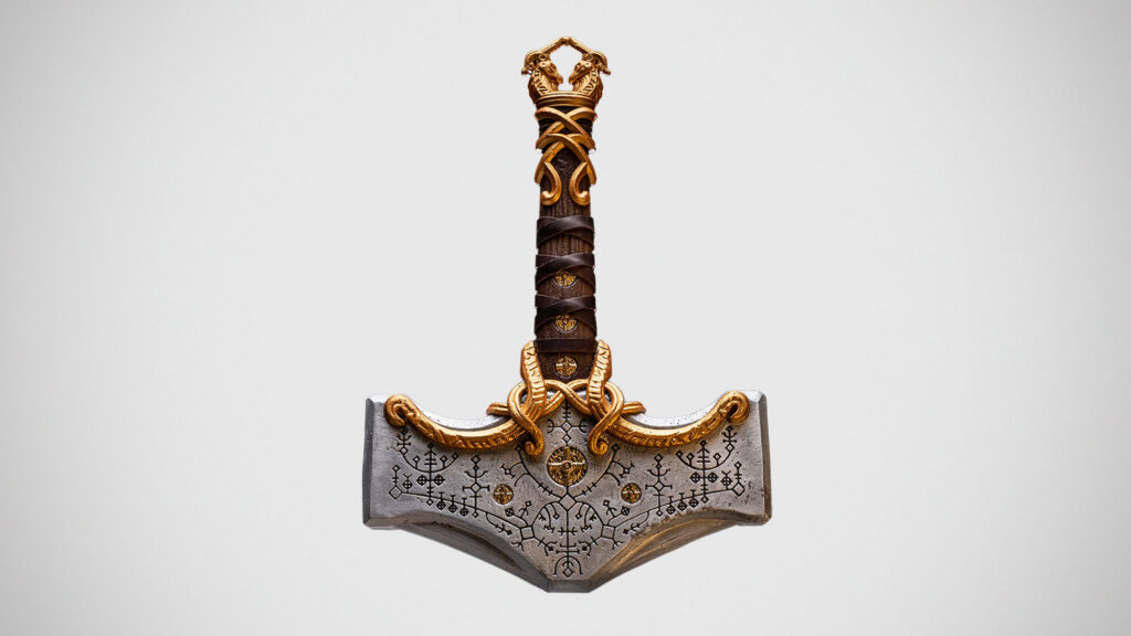 Mjölnir God of Thunder Forged Hammer by Ancient Smithy