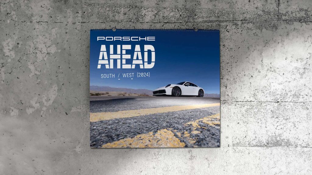 Porsche 'AHEAD South-West 2024' Wall Calendar