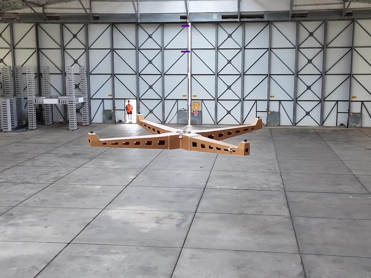 World’s Largest Quadcopter Drone Is 21 Feet Across But Weighs Just 54