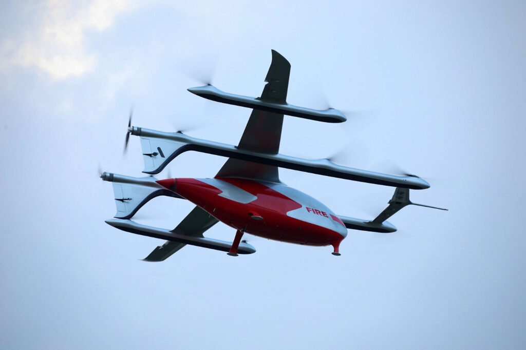 AutoFlight Autonomous Firefighting eVTOL