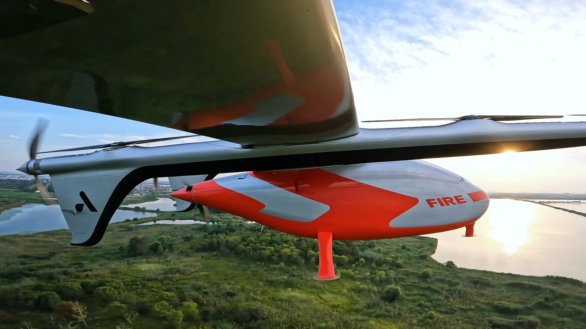 AutoFlight Autonomous Firefighting eVTOL