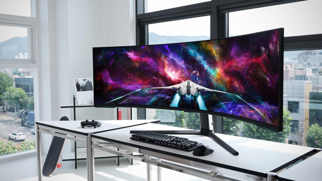 Samsung Odyssey Neo G9 57” Dual UHD Gaming Monitor