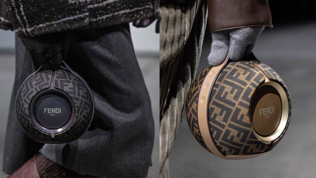 FENDI x Devialet Mania Portable Speakers at FW 2024