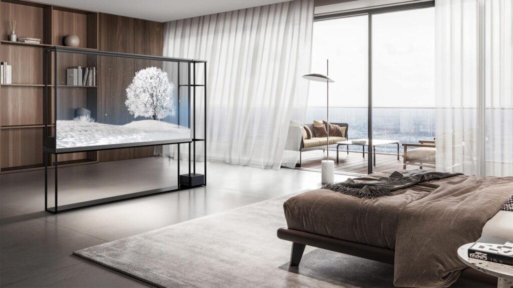 LG SIGNATURE OLED T Wireless Transparent OLED TV