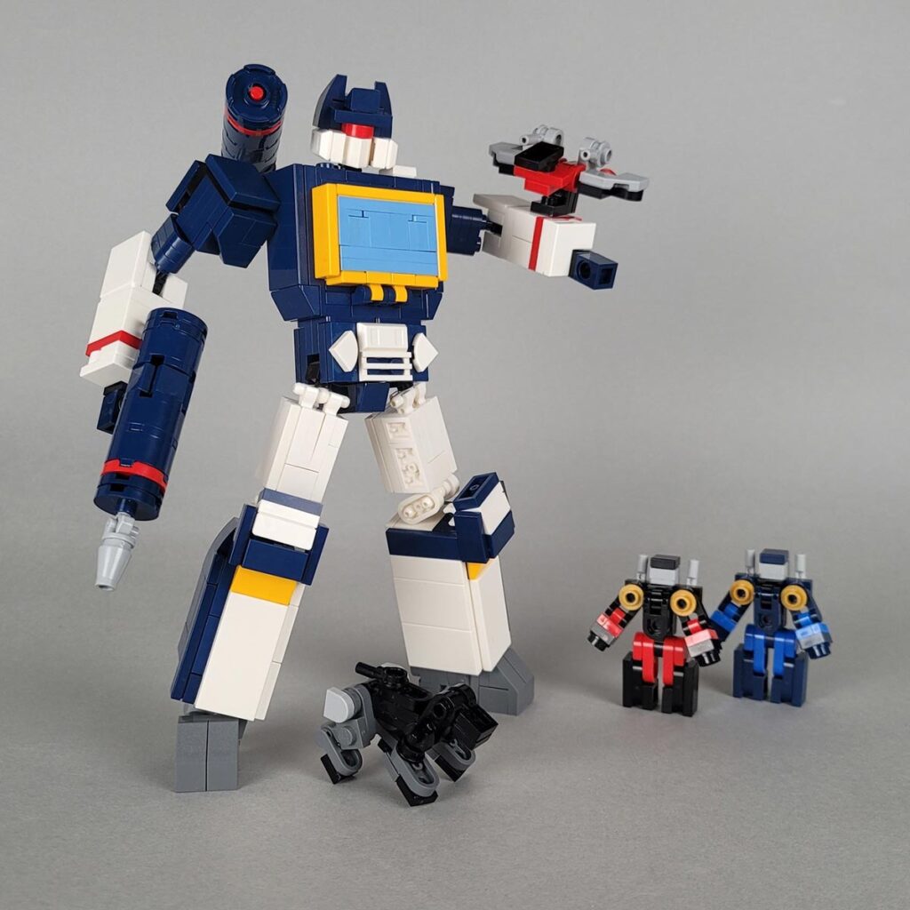 Transforming LEGO MOC Transformers By Student Scissors, Includes A G1
