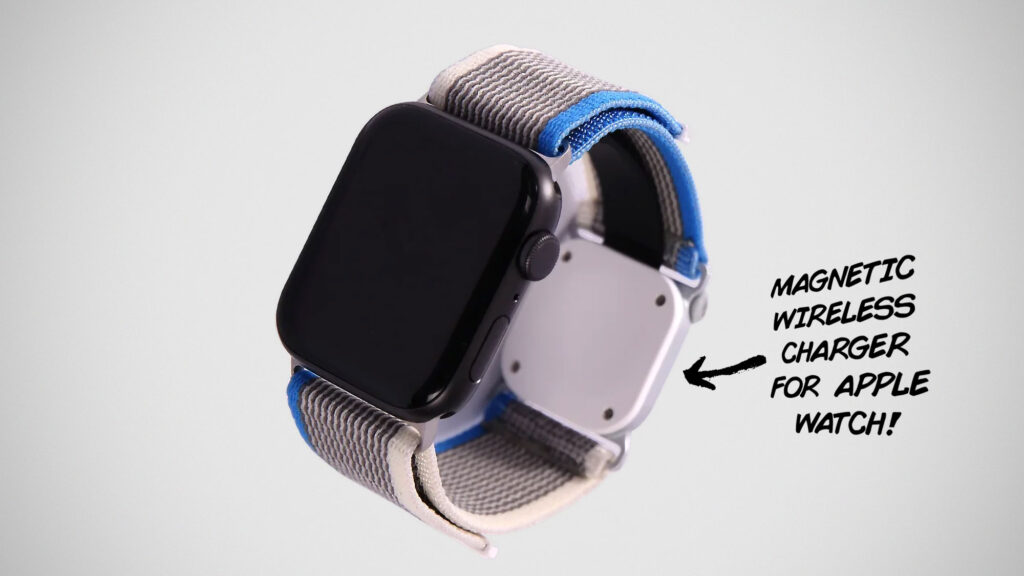 Watch Band with Wireless Charger for Apple Watch