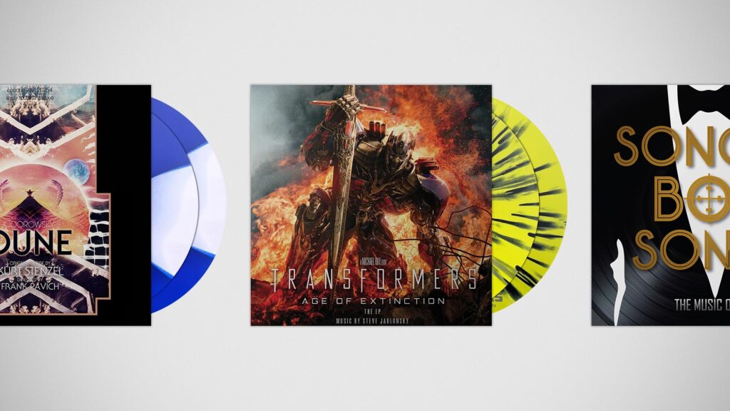 Transformers, James Bond, and Dune Vinyl Records Mondo