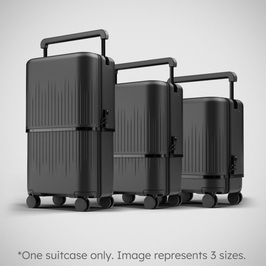 VELO 3in1 Expandable Hardside Luggage One Suitcase, Three Sizes!