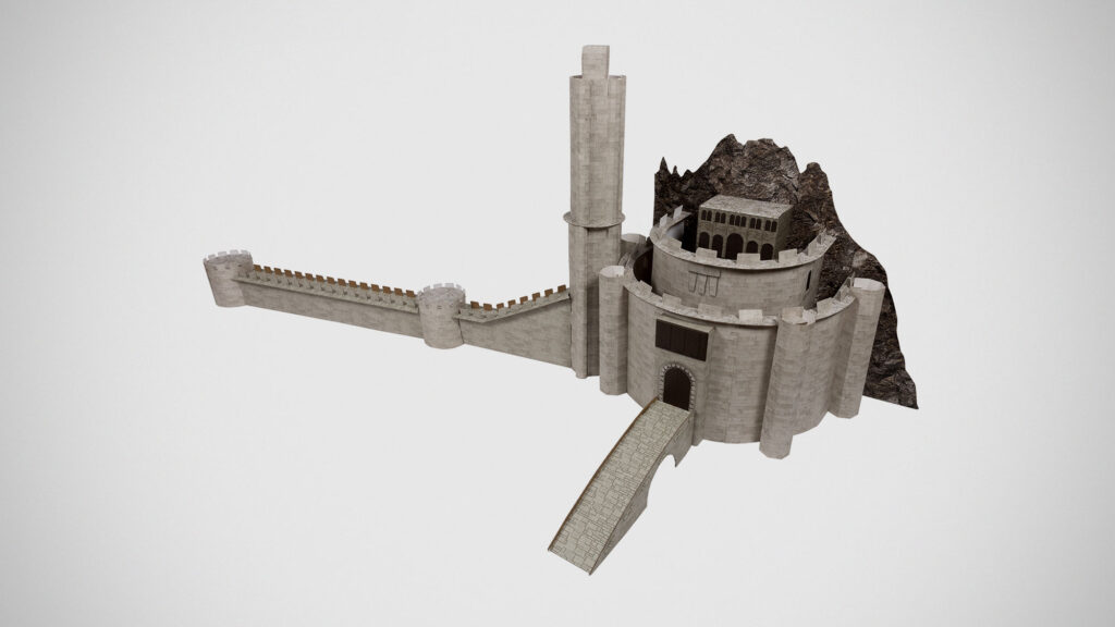 McFarlane Lord of the Rings Rohirrim Deluxe Castle Playset