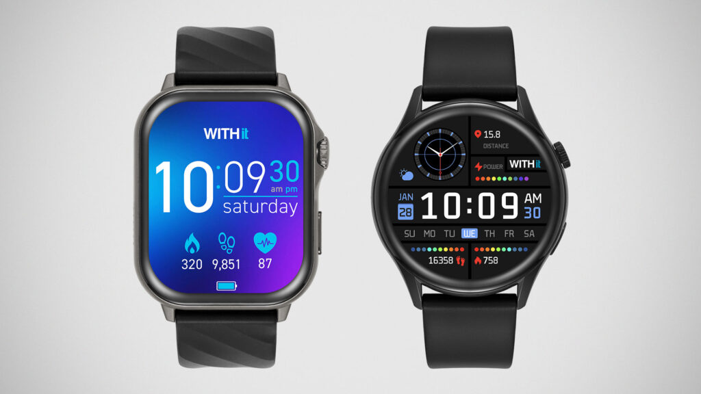 WITHit Deca and Giga Smartwatches