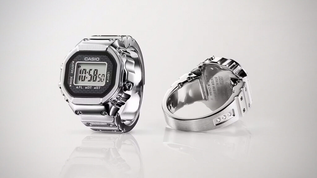 カシオ CRW-001-1JR CASIO RING WATCH Casio Watch 50th Anniversary Casio Ring Watch CRW-001-1JR | eBay