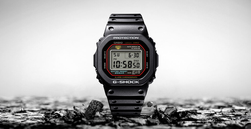 G-SHOCK DW-5000 デジタル腕時計 ステンレス Time-Travel For Your Wrist: The G-SHOCK DW-5000R Steps Back To