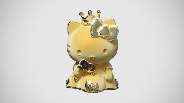 Solid Gold Kitty: A Regal Crown For 50 Years Of Cute -