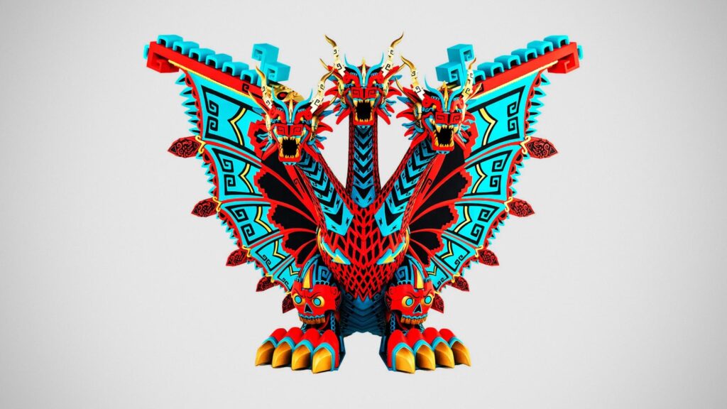 King Ghidorah - Vinyl Designer Figure By Urban Aztec