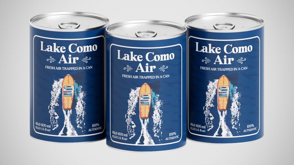 Lake Como Air in a Can by ItalyComunica
