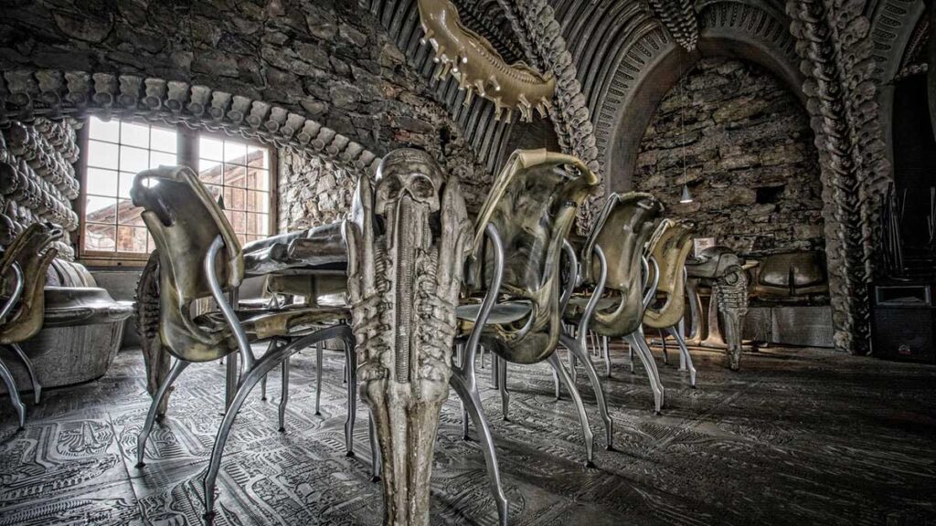 Museum HR Giger Bar Gruyéres Switzerland