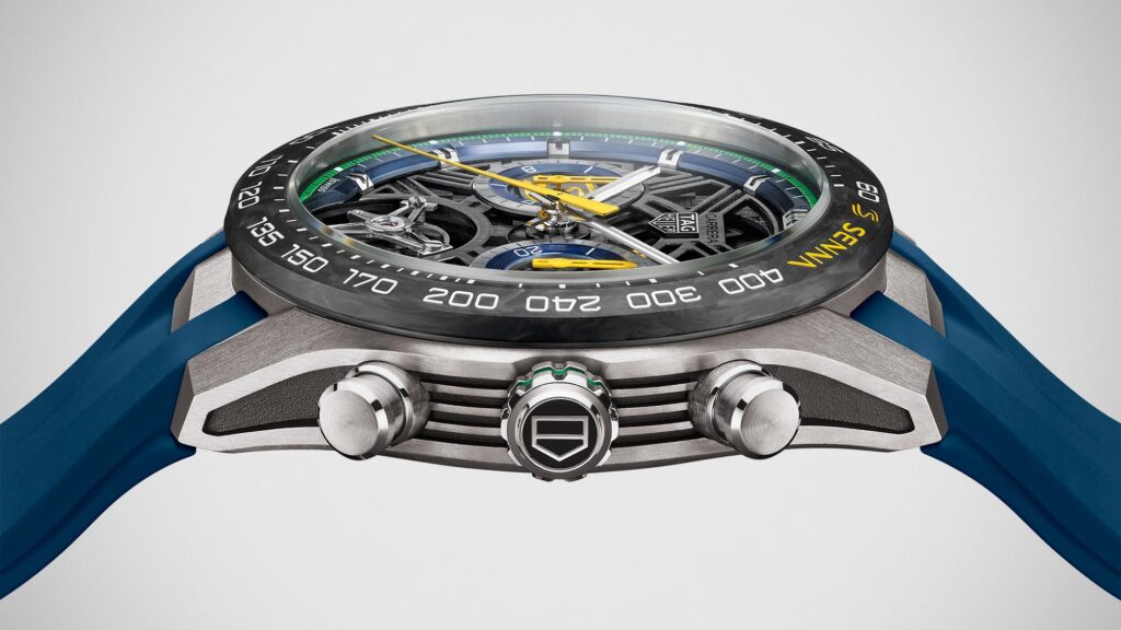 TAG Heuer Carrera Chronograph Tourbillon x Senna Timepiece