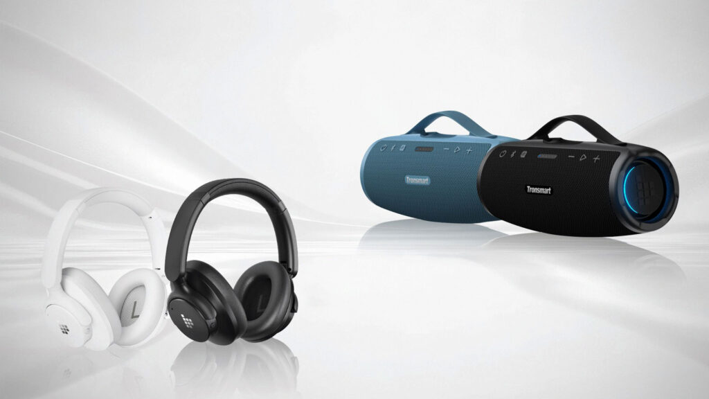 Tronsmart Mirtune S100 Speaker and Sounfii Q20S Headphones