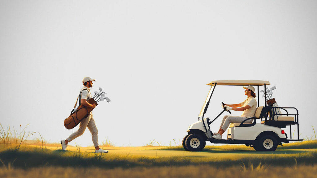 Walking Vs. Using a Golf Cart: Finding The Right Balance For Fitness And Fun