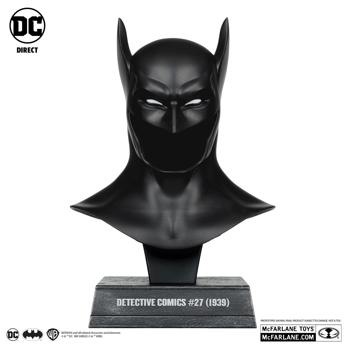 Batman Detective Comics #27 (1st Appearance) Cowl Replica 1:3 Scale