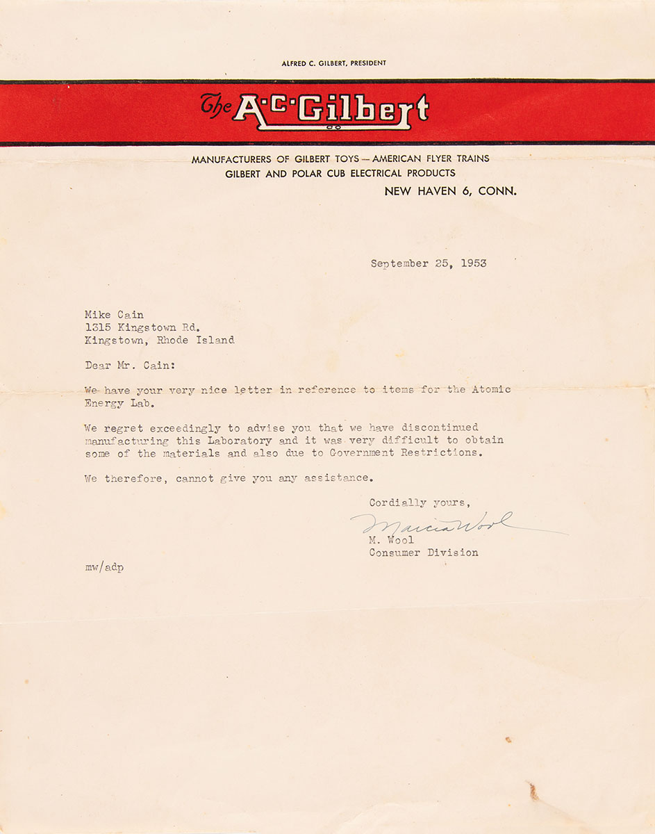 Gilbert U-238 Atomic Energy Laboratory