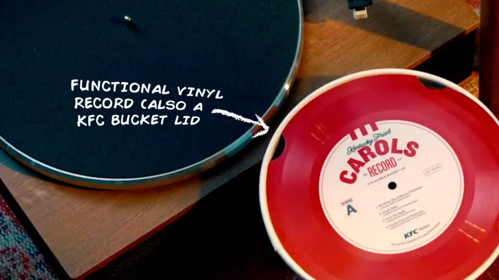 KFC Canada Bucket Lid Record By Courage Inc.