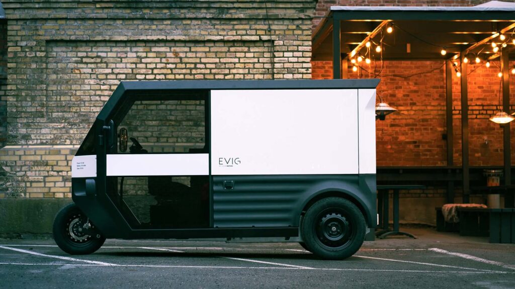 Clean Motion EVIG Electric Solar Delivery Vehicle