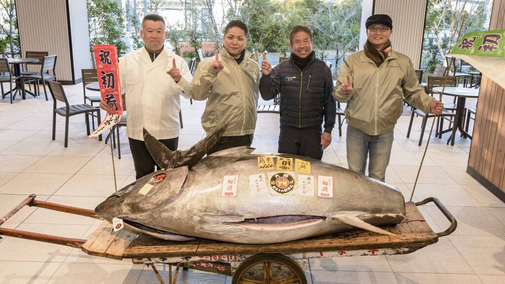 Onodera Group Wins First Tuna Auction of 2025