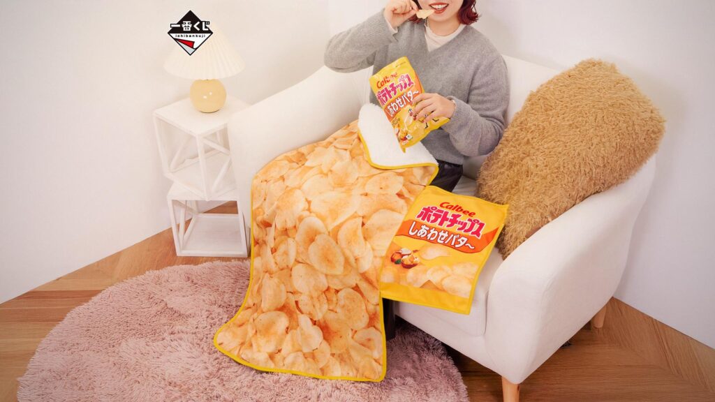 Calbee-Themed Potato Chip Blankets and More